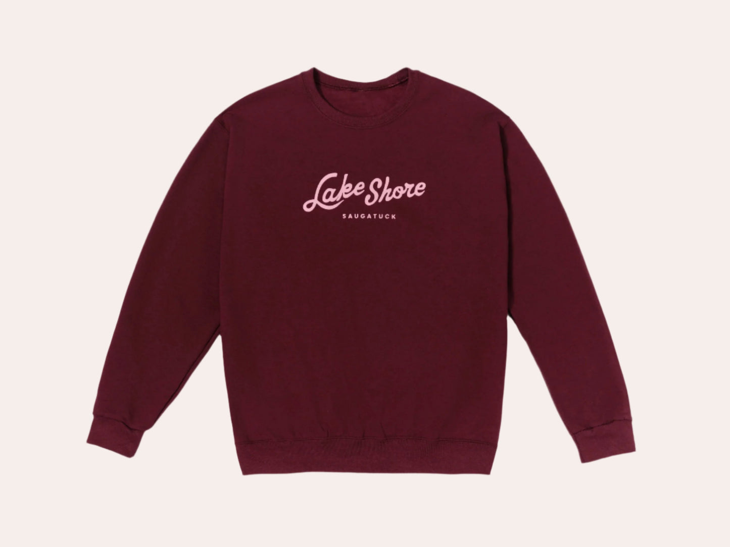 Classic Lake Shore Crewneck - Cardinal