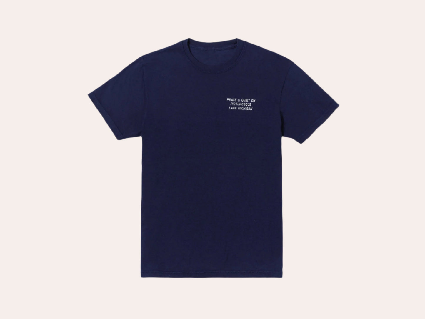 "Peace and Quiet" Vacation Tee - True Navy