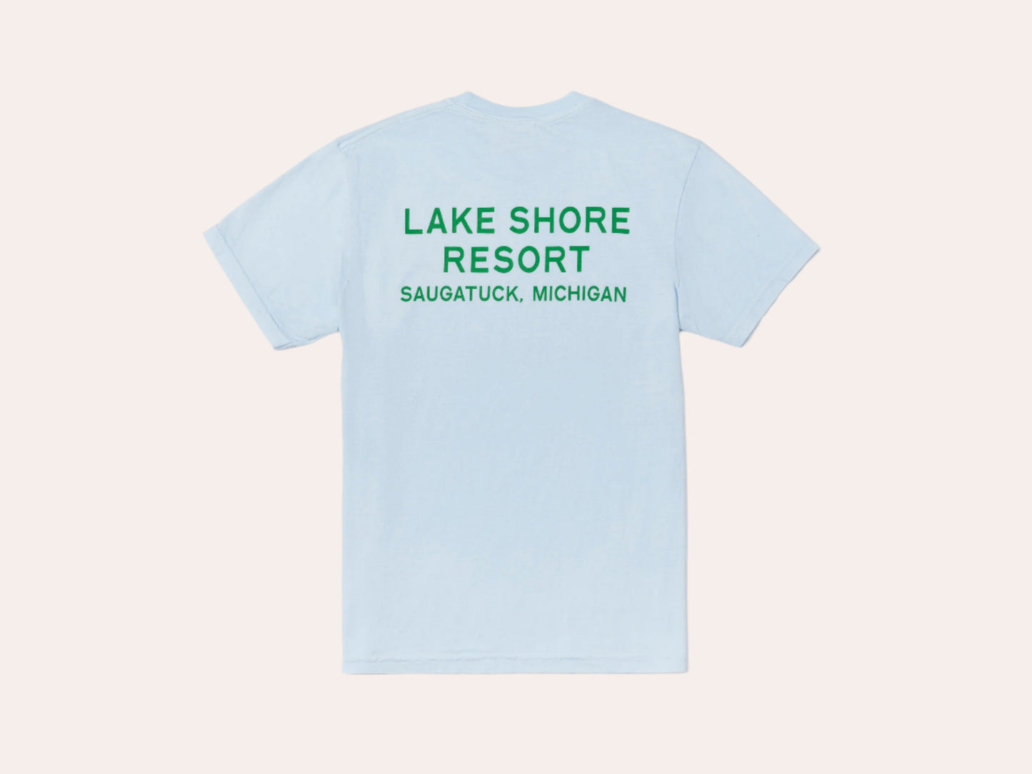 Classic Lake Shore Vacation Tee - Chambray