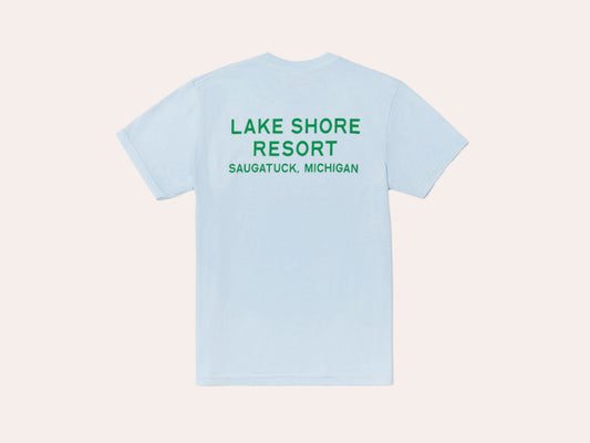 Classic Lake Shore Vacation Tee - Chambray