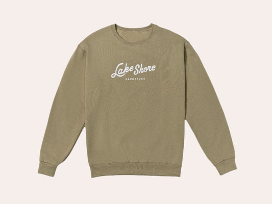 Classic Lake Shore Crewneck - Khaki