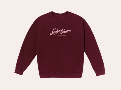 Classic Lake Shore Crewneck - Cardinal