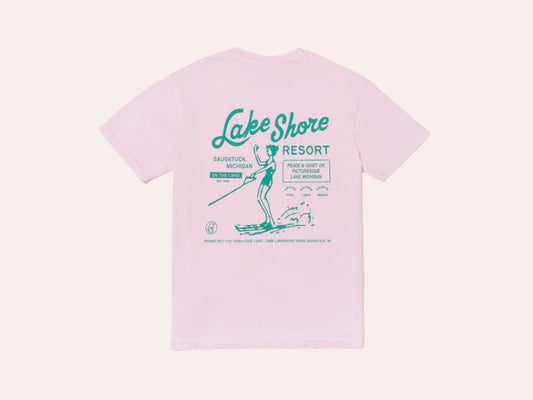Waterski Vacation Tee - Blossom