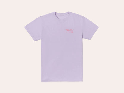 "Peace and Quiet" Vacation Tee - Orchid